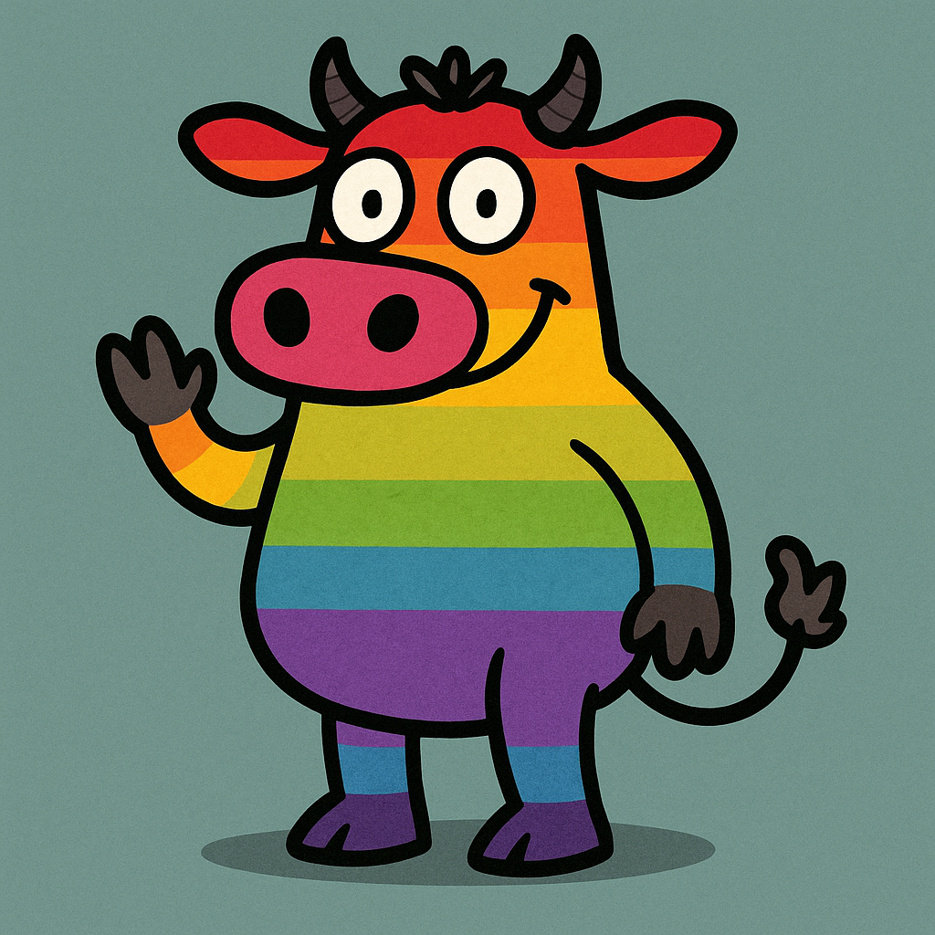La vaca rainbow